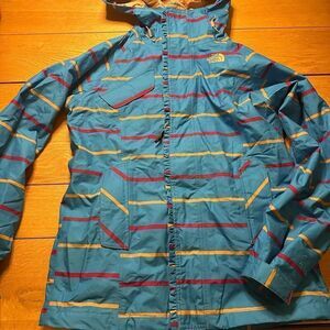 The North Face Coat Jacket Size S 3 in 1 Triclimate Striped Waterproof Ski Parka